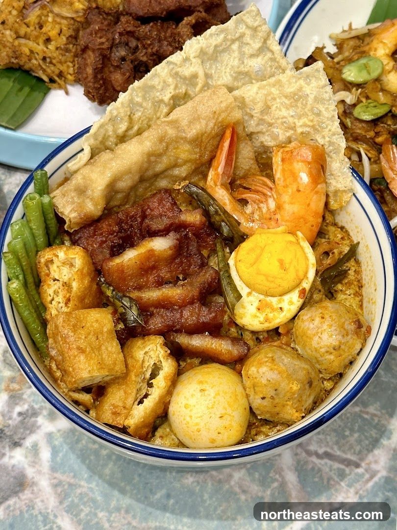 Curry Laksa with Pork Belly and Shrimp