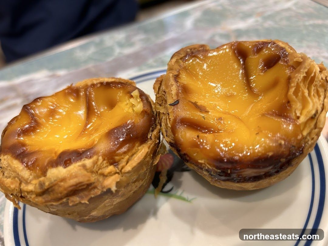 Two Portuguese Custard Tarts