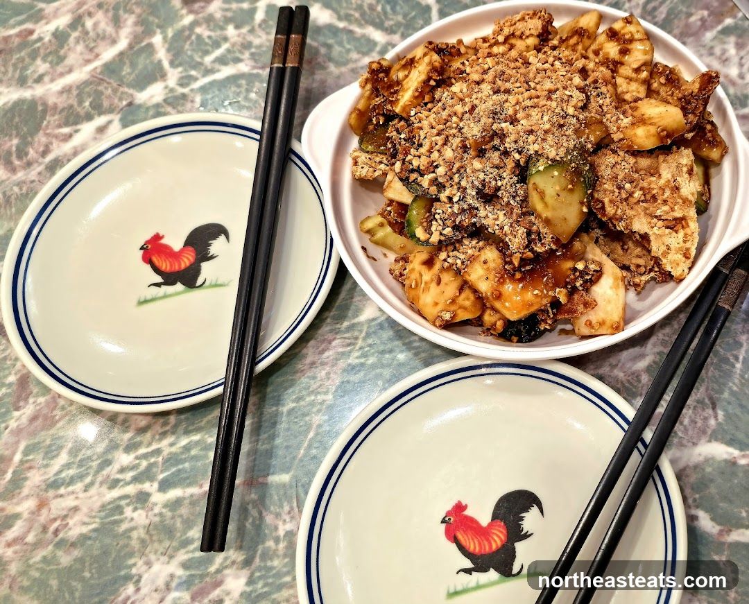 Rooster Plates and Food