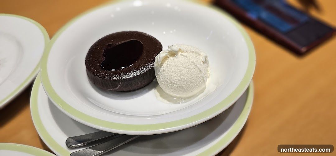 Chocolate Lava Cake with Ice Cream