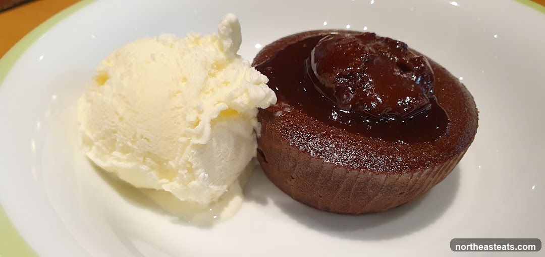 Chocolate Lava Cake with Ice Cream