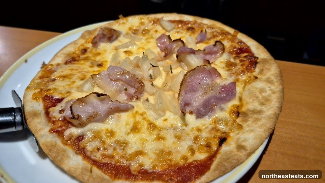 Pizza with Bacon and Pineapple
