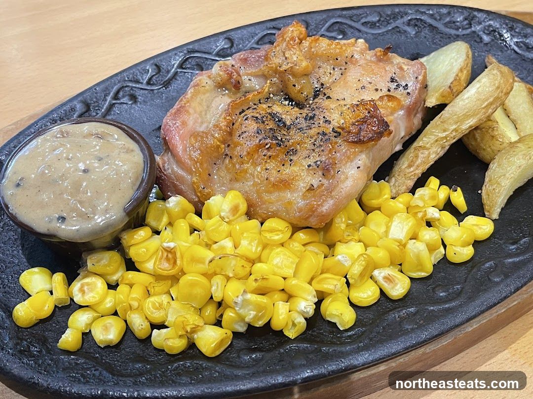 Chicken Steak with Sides