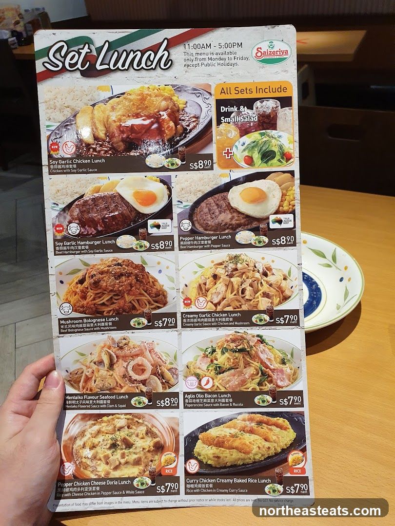 Set Lunch
