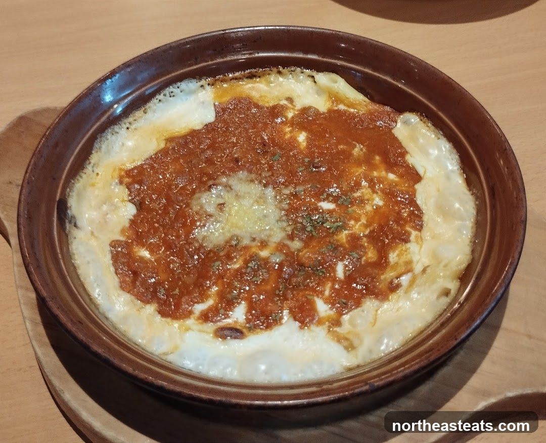 Baked Dish with Tomato Sauce and Cheese