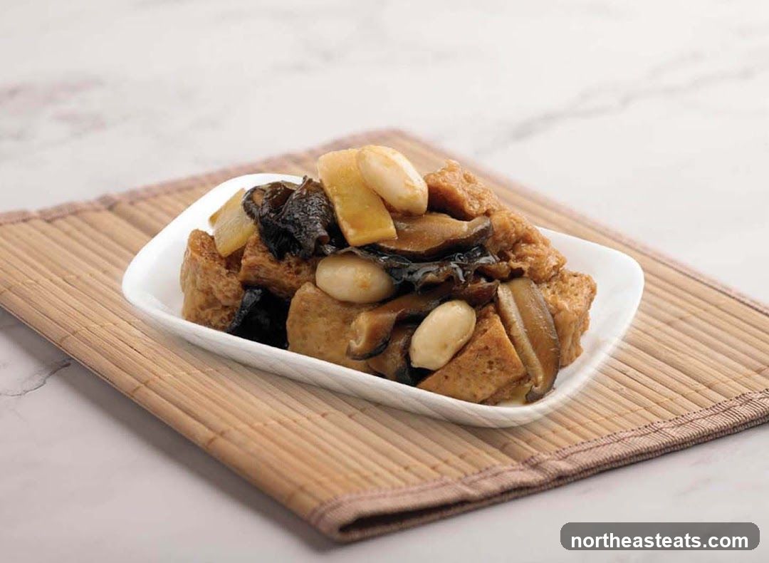 Braised Tofu and Mushrooms