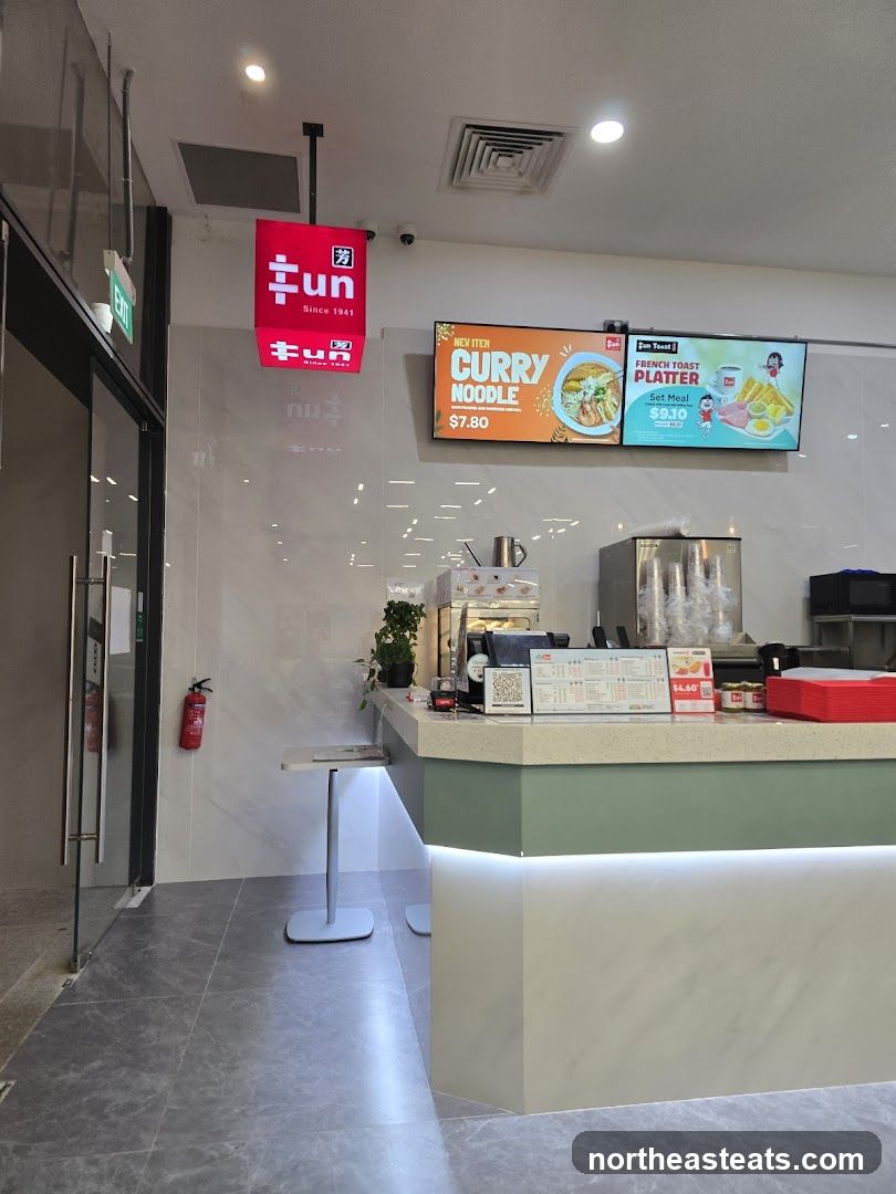 Restaurant Counter with Digital Menu