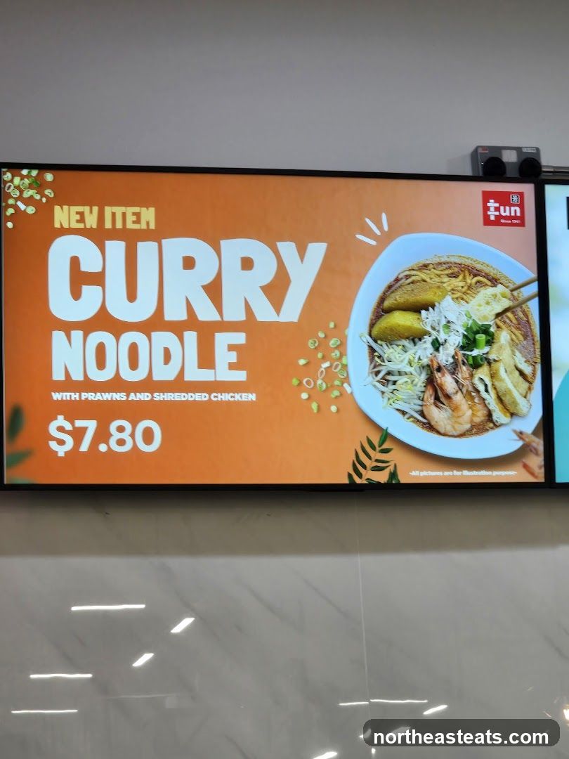 Curry Noodle Advertisement