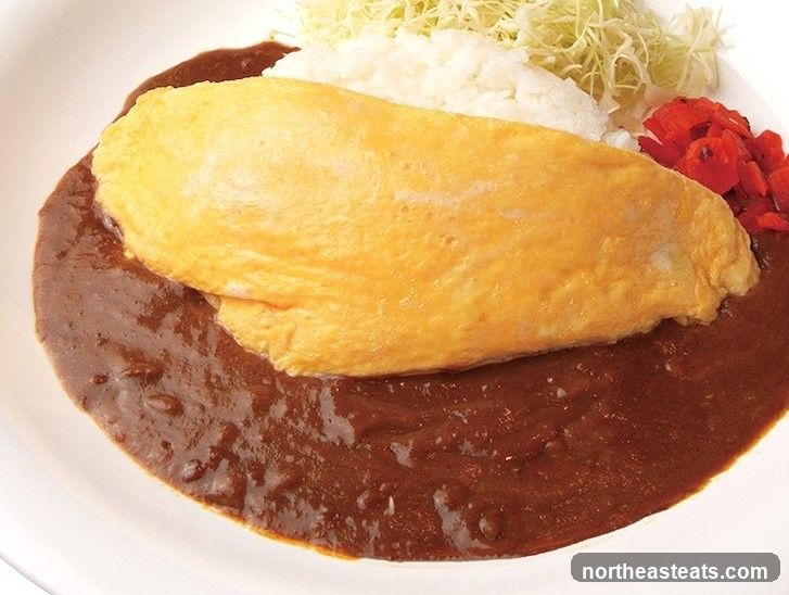 Omurice with Curry