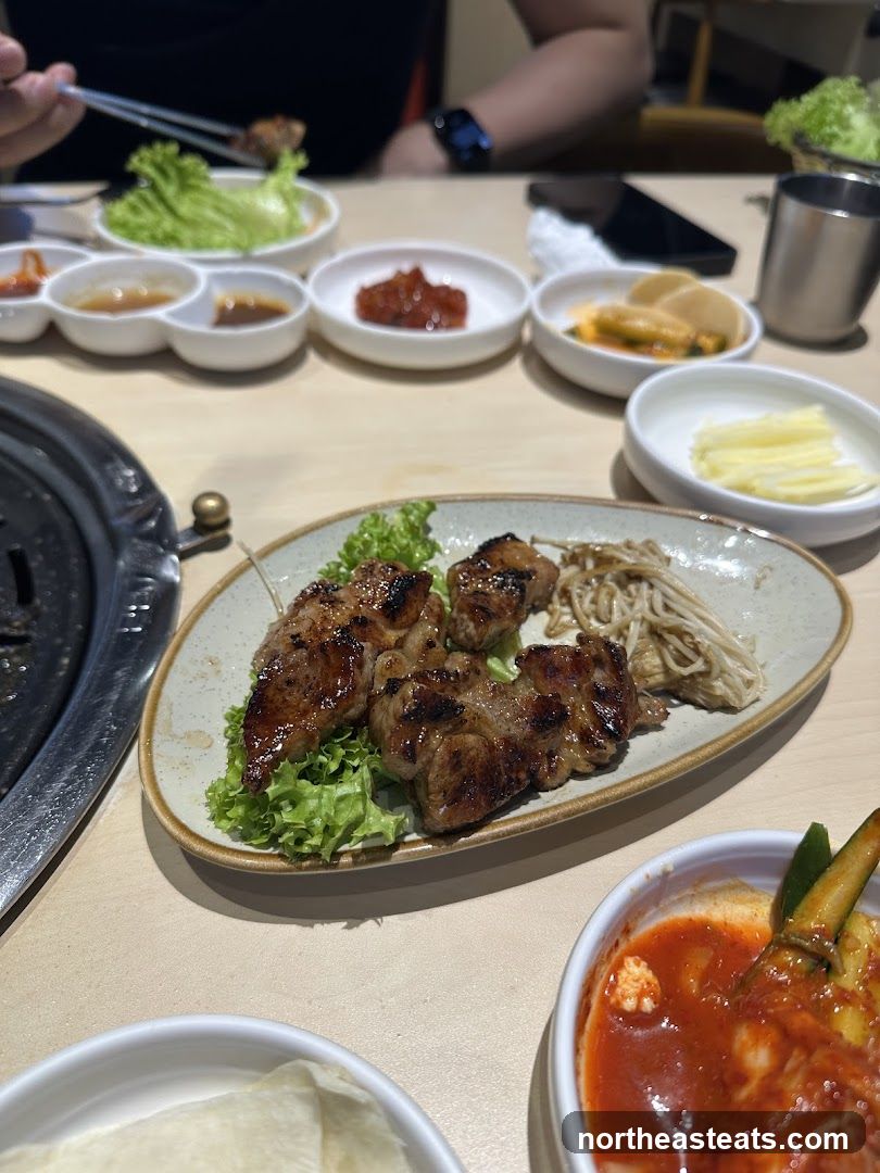 Grilled Meat Platter with Side Dishes