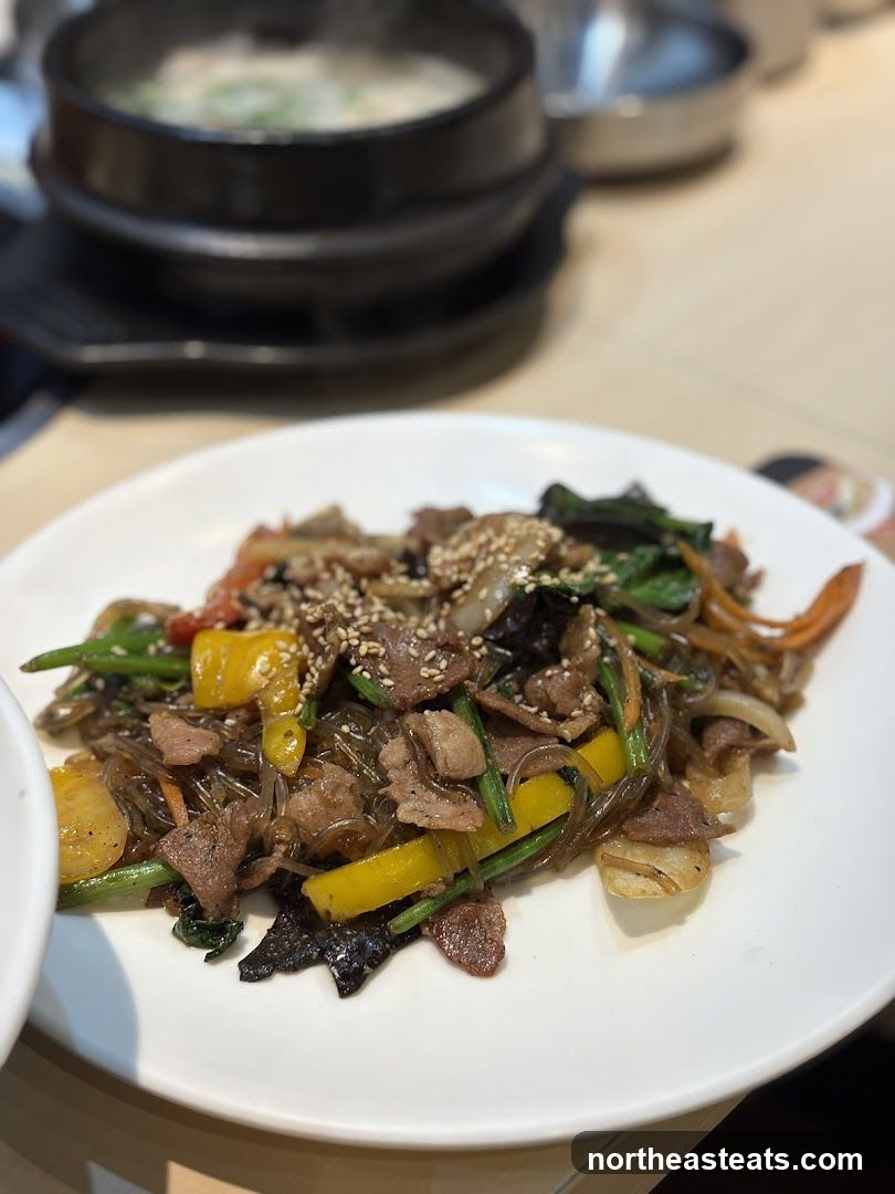Japchae with Soup