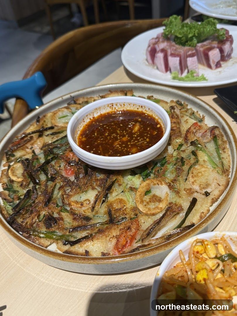 Korean Pancake and Meat Platter