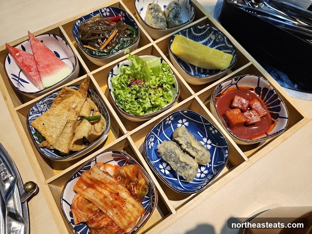 Assortment of Korean Side Dishes