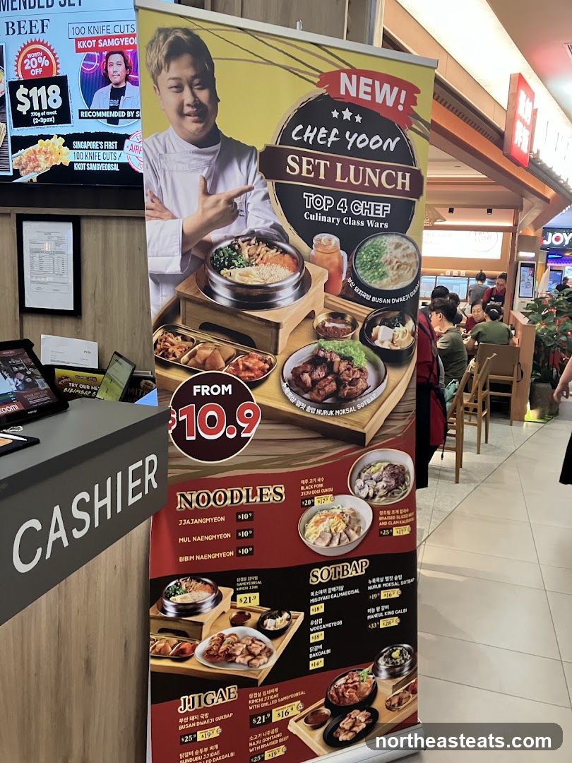 Chef Yoon Set Lunch Banner