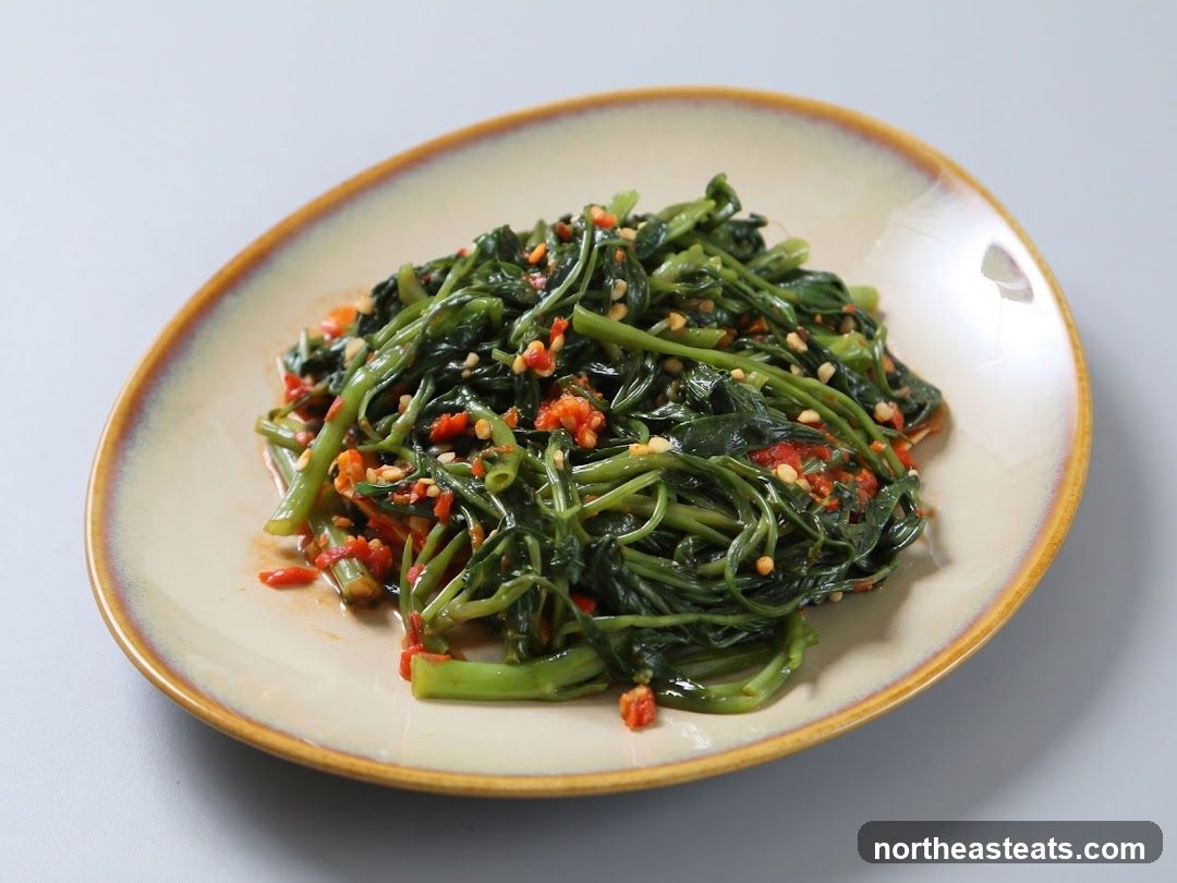 Stir-fried Water Spinach