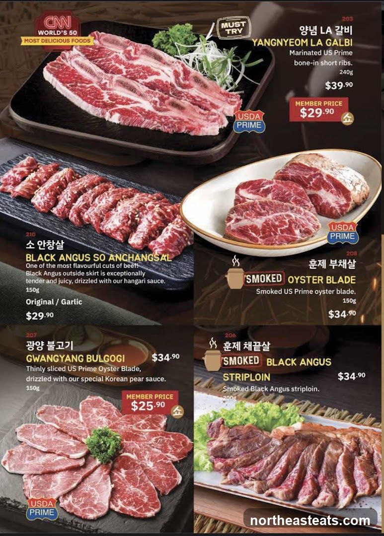 Meat Menu