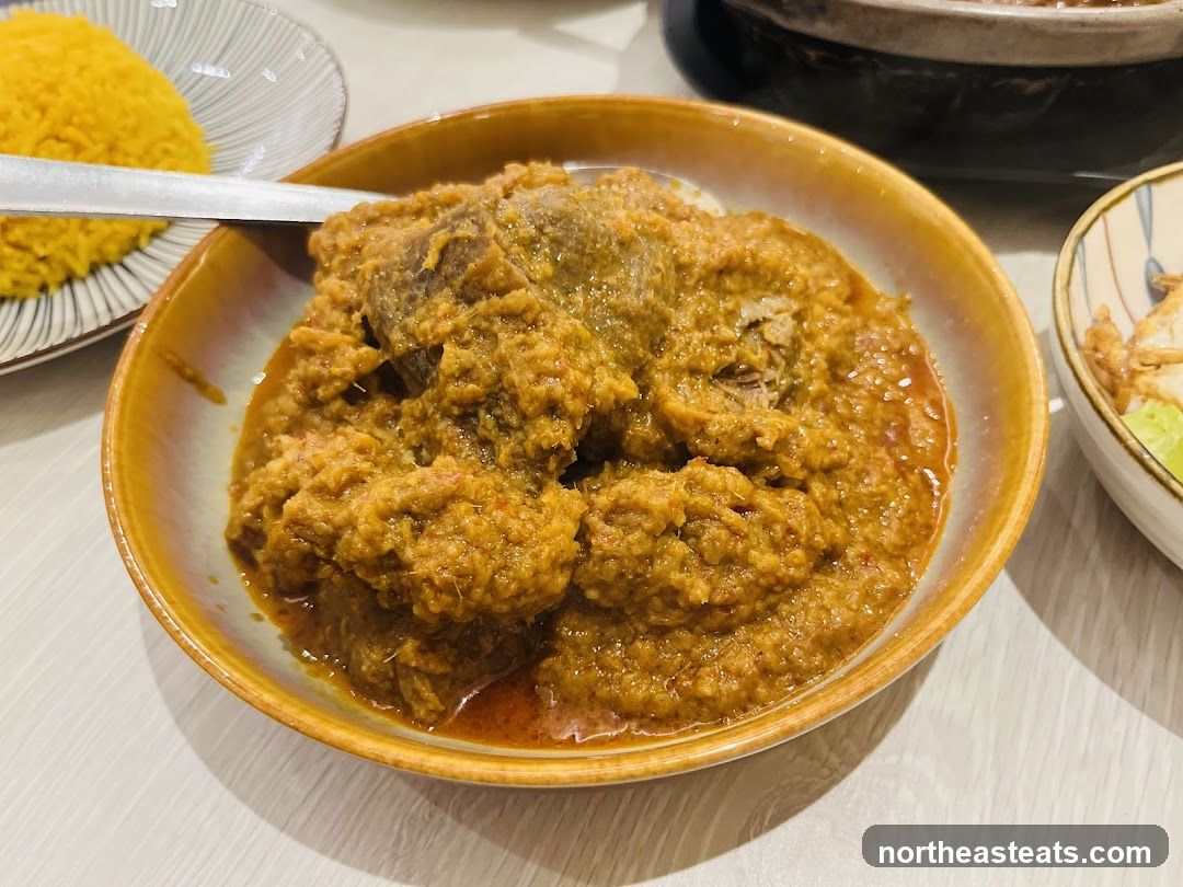 Beef Rendang with Rice