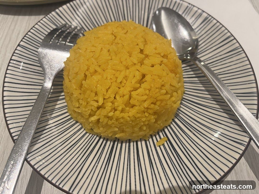 Yellow Rice on a Plate