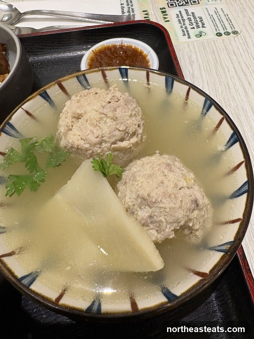 Soup with Meatballs and Daikon Radish