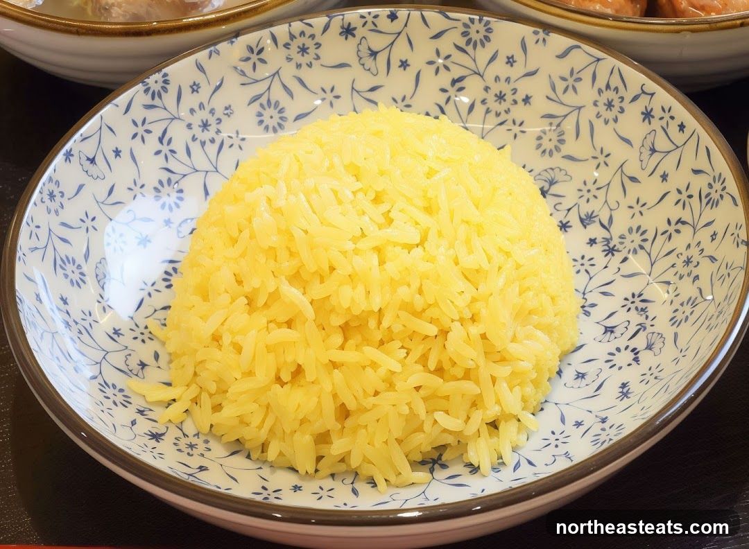 Yellow Rice in a Bowl