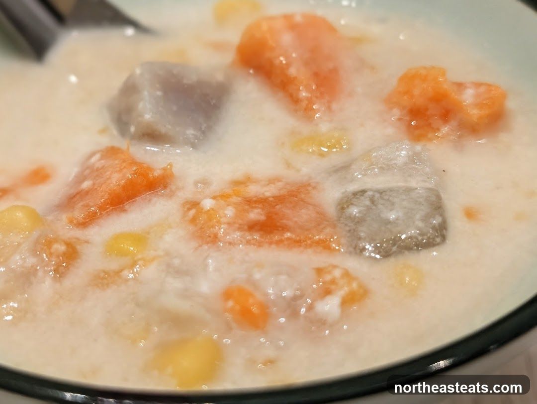 Sweet Soup with Taro and Pumpkin