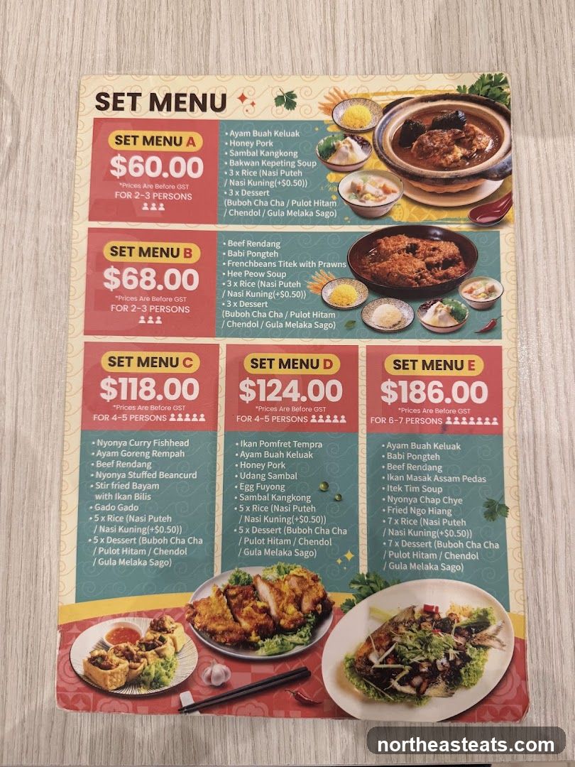 SET MENU