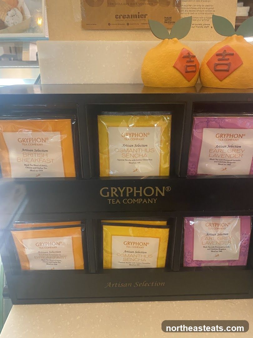 Gryphon Tea Company Display