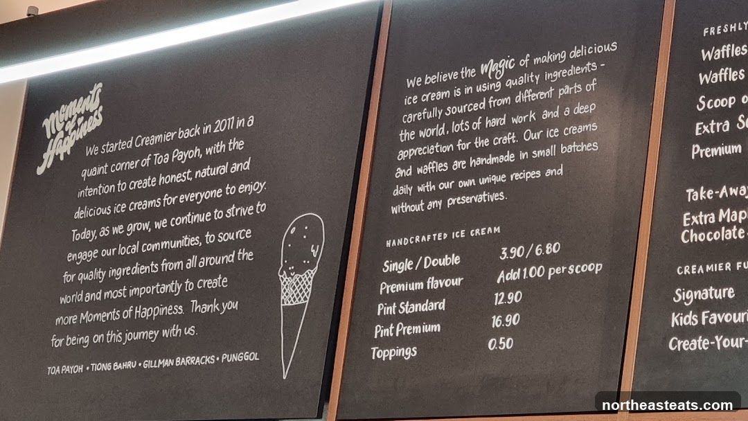 Moments of Happiness Menu