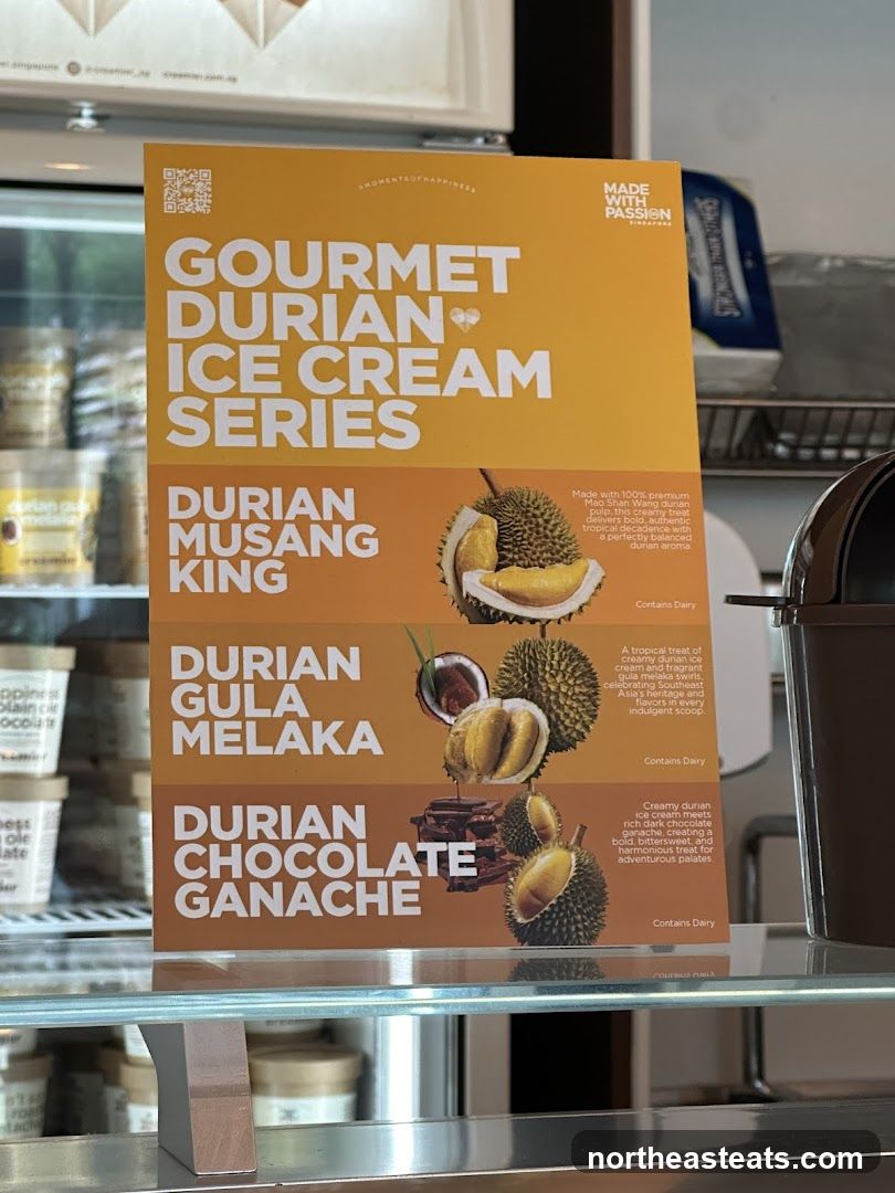 Gourmet Durian Ice Cream Series