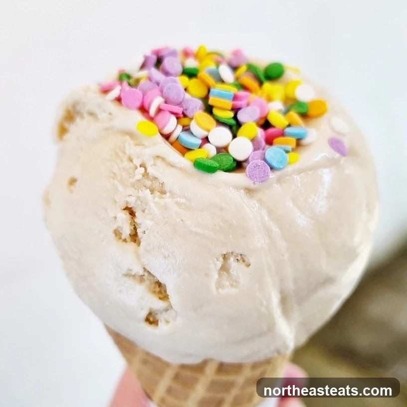 Ice Cream Cone with Sprinkles