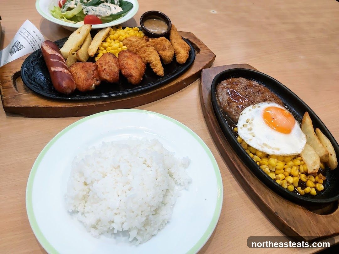 Sizzling Steak and Chicken Platter