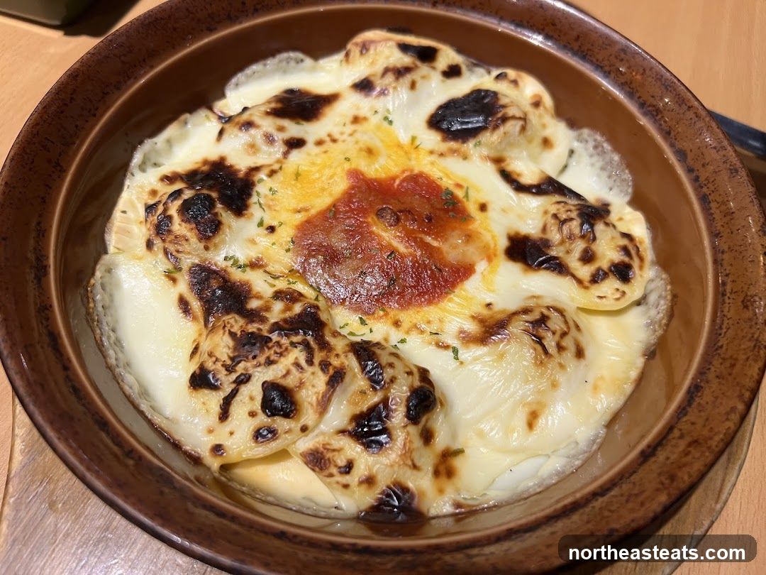Baked Dish with Cheese and Tomato Sauce
