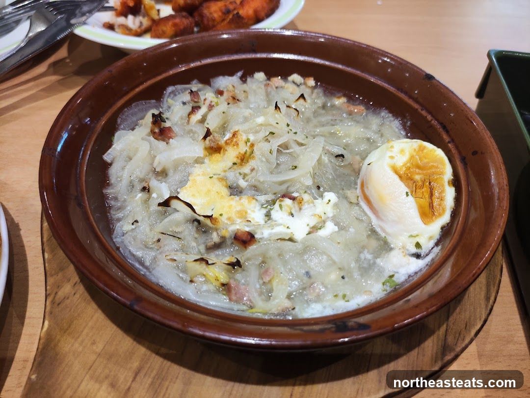 Gratin dish with egg