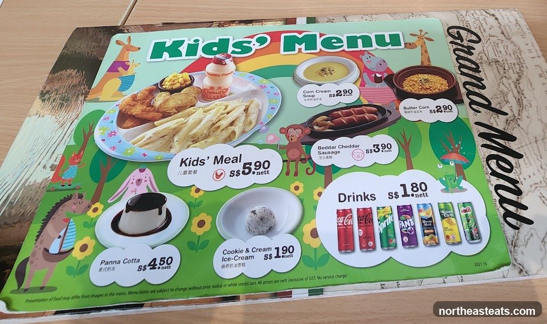 Kids' Menu