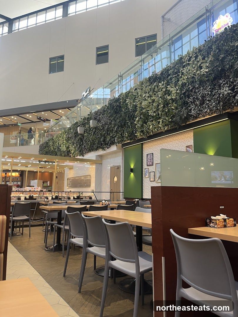 Restaurant Interior with Vertical Garden