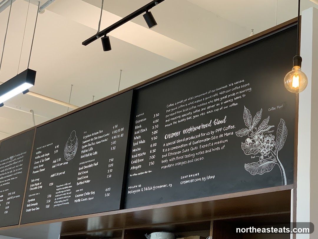 Creamier Menu