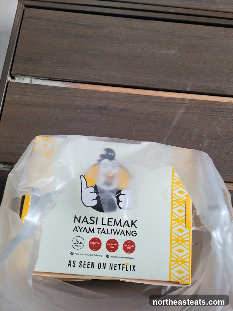 Nasi Lemak Ayam Taliwang Packaging