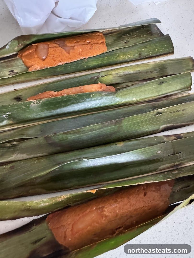Food Wrapped in Leaves