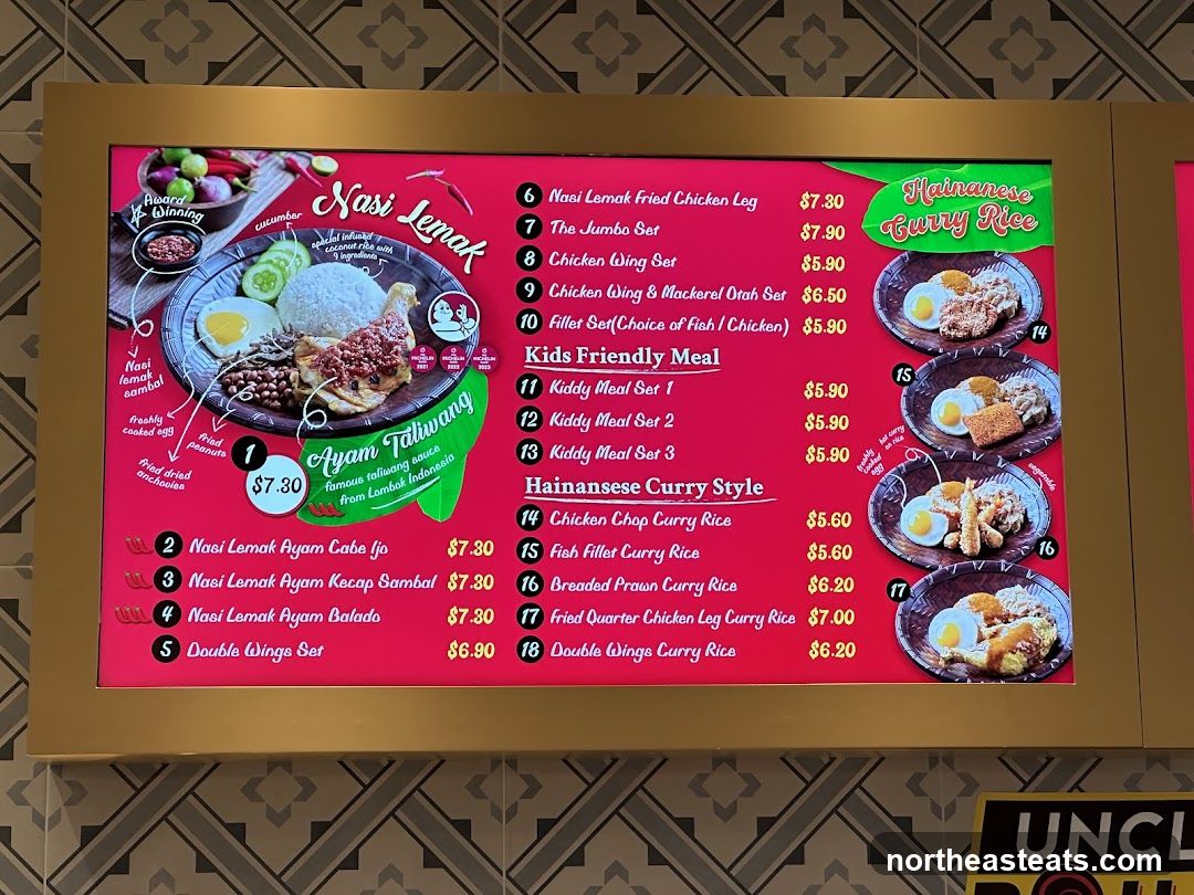 Nasi Lemak & Hainanese Curry Rice