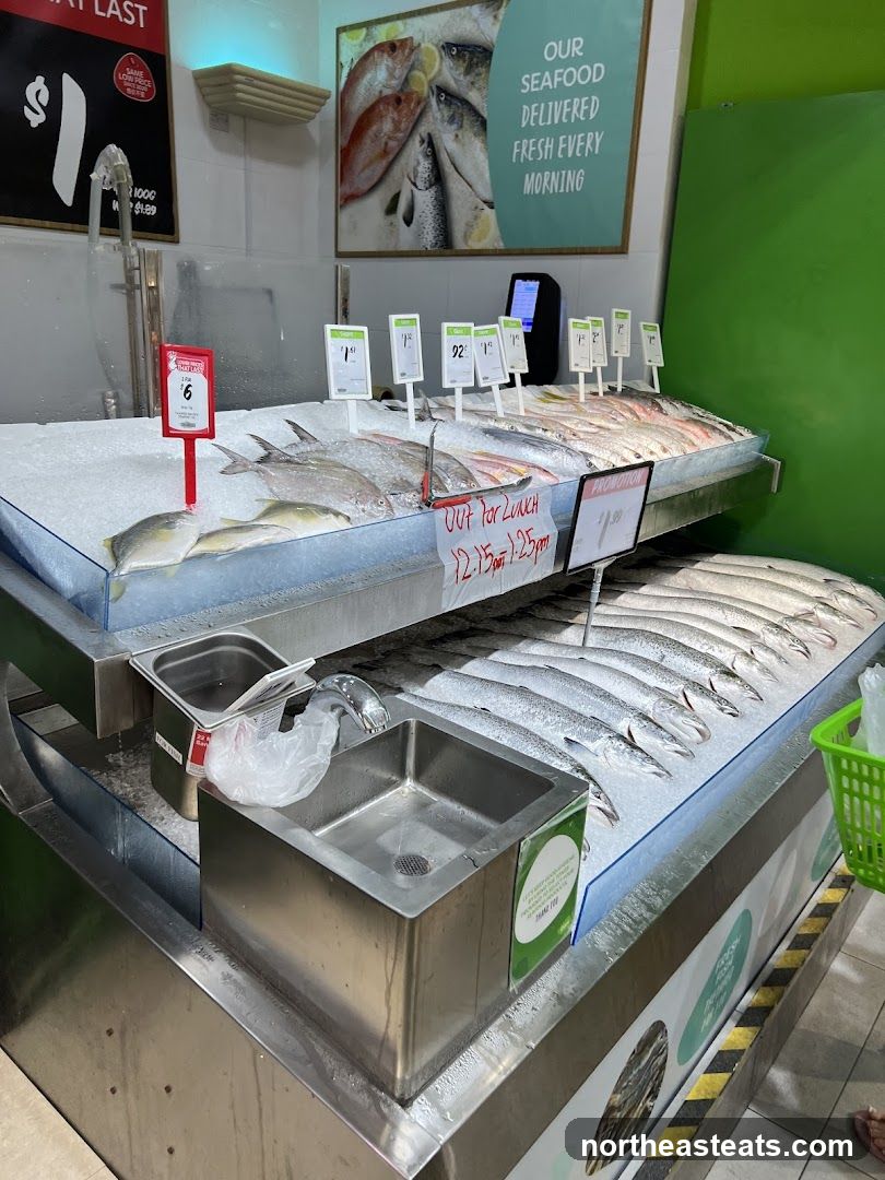 Fresh Seafood Display