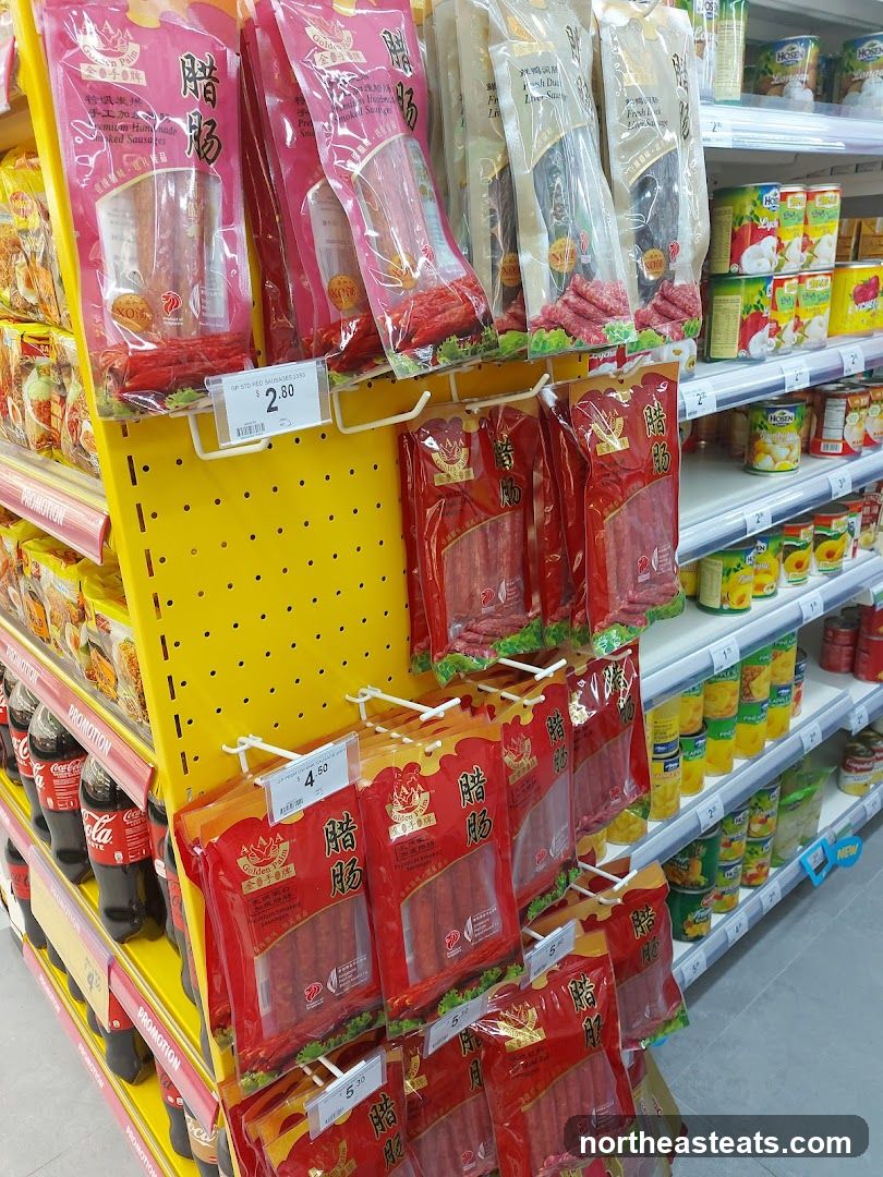 Packaged Sausages and Canned Goods