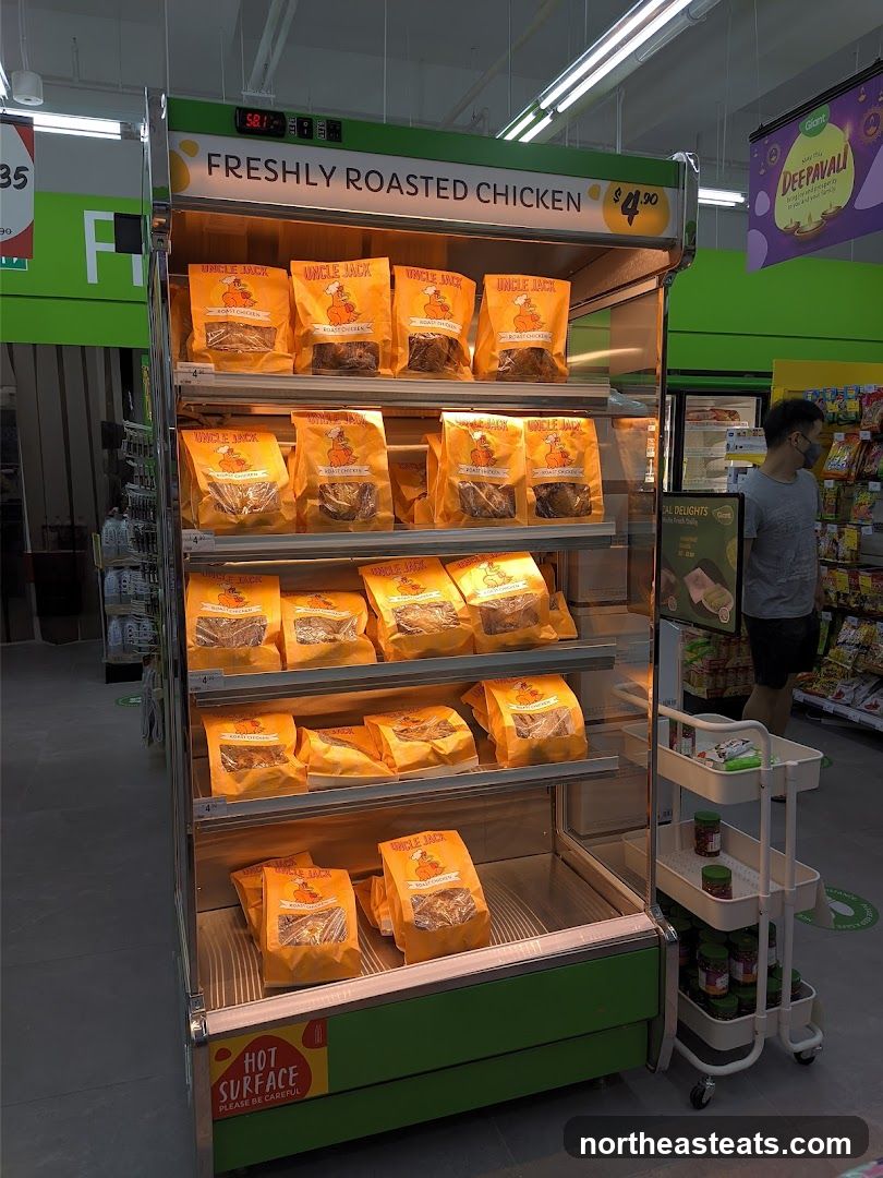 Freshly Roasted Chicken Display