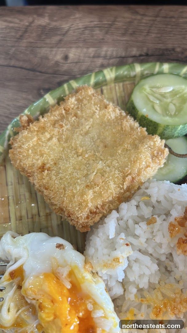 Fried Fish with Rice and Egg