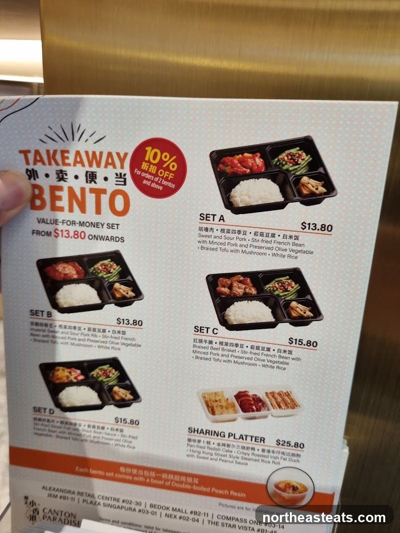 TAKEAWAY BENTO