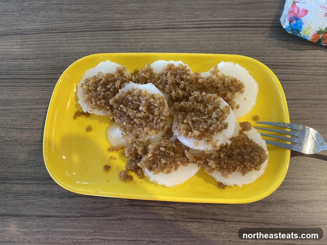Rice cakes with topping