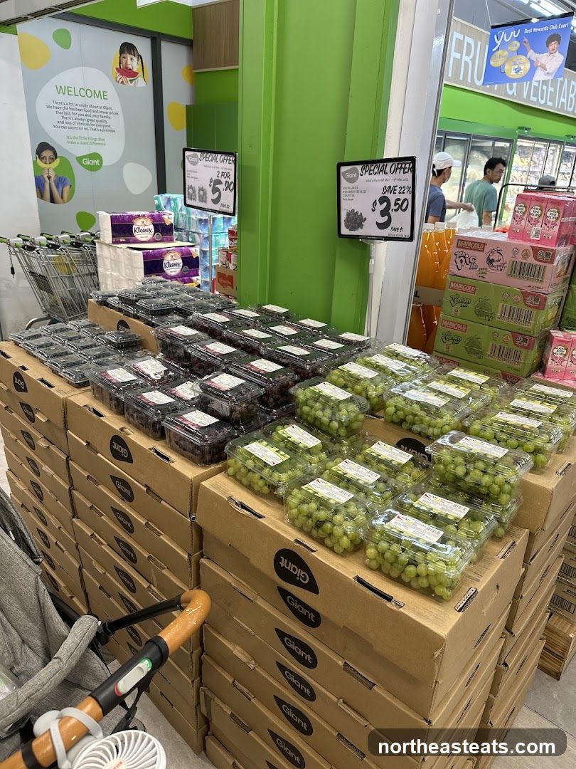 Supermarket Produce Display