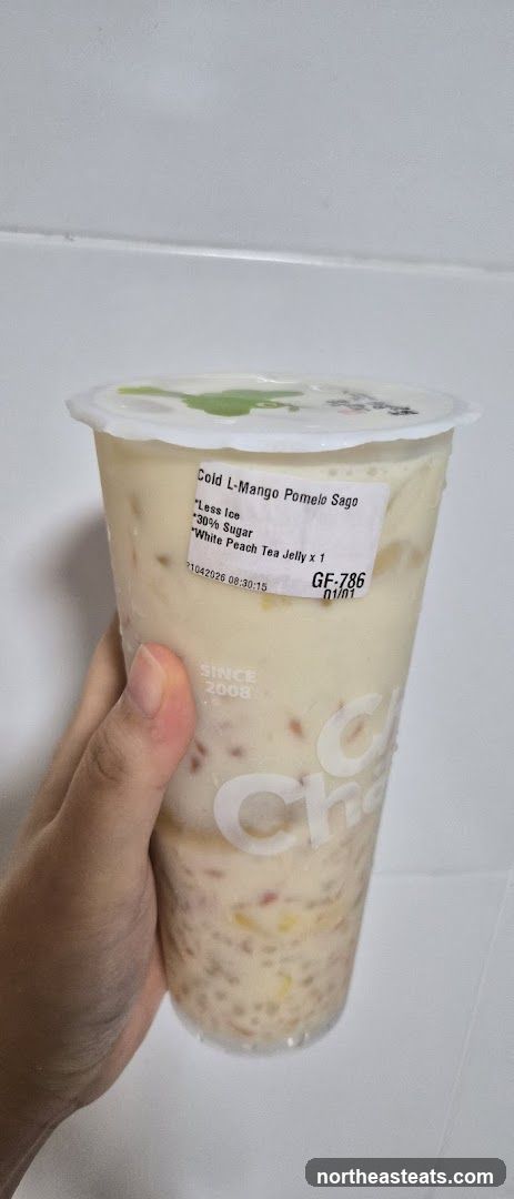 Drink with label