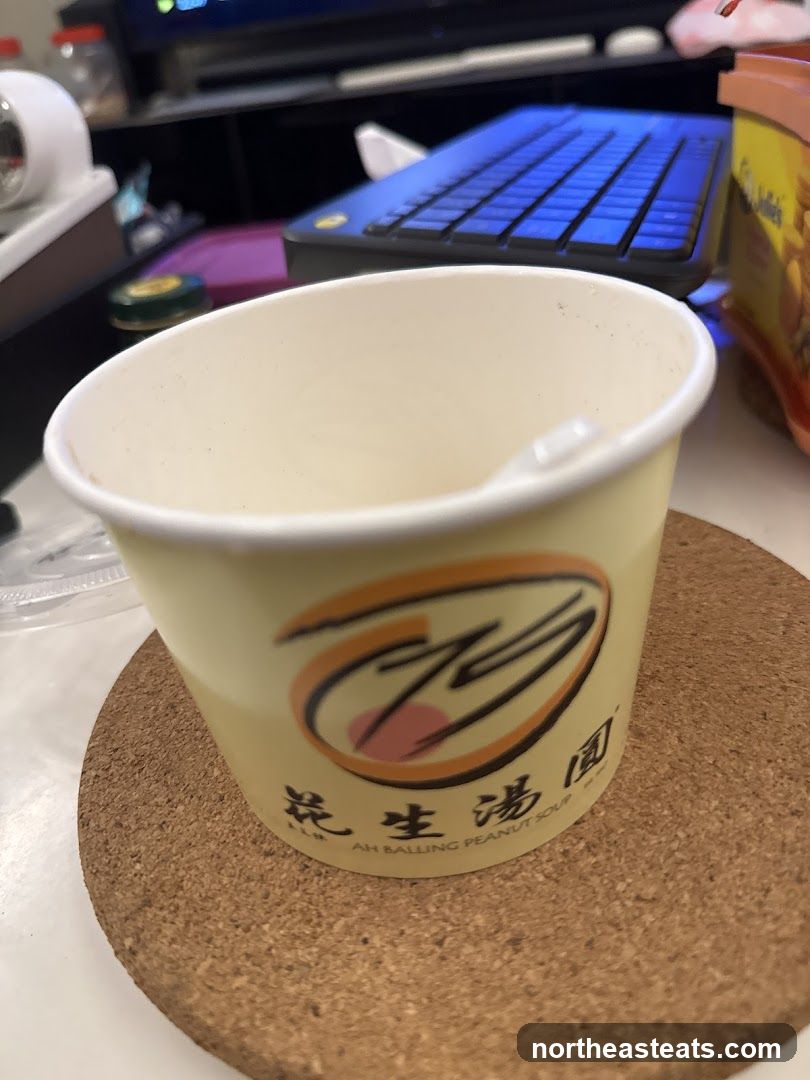 Paper cup with logo