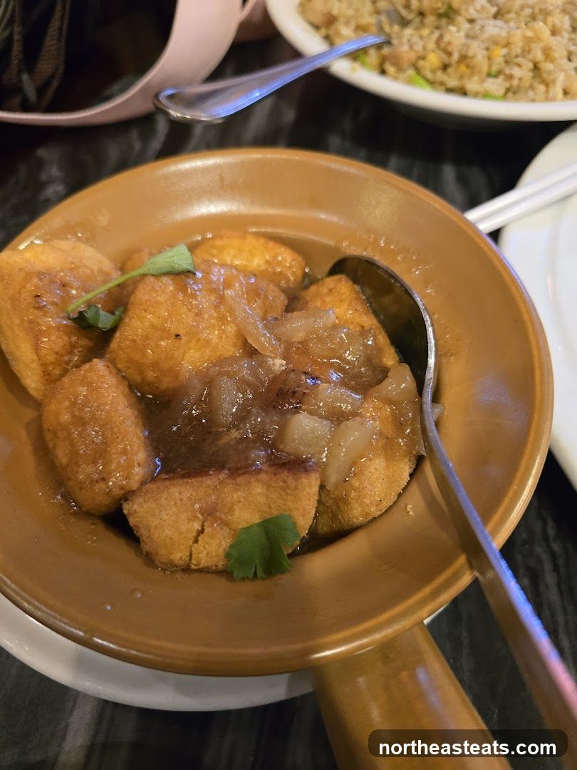 Fried Tofu with Sauce
