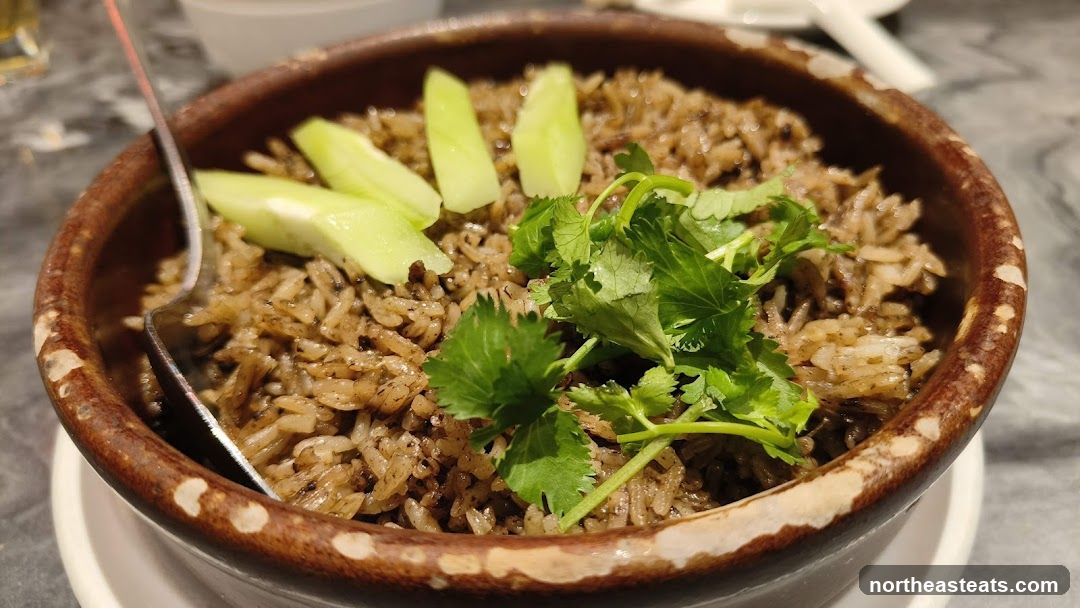 Rice Dish with Cucumber and Cilantro